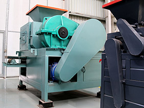 Lime briquetting machine